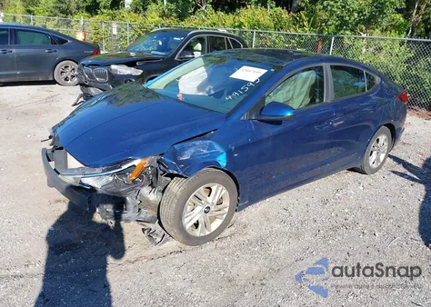 2019 Hyundai Elantra Sel from USA, damaged, VIN 5NPD84LF5KH491592